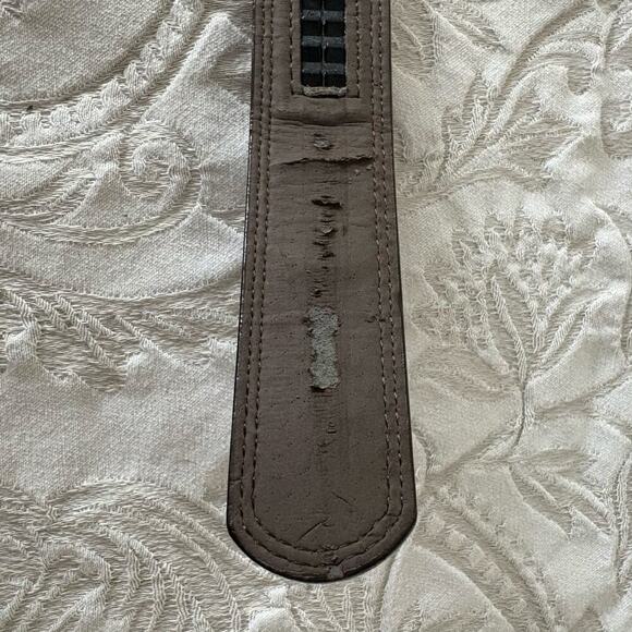 NO Holes Heavy Duty Automatic Buckle Belt Cognac Brown SzS Country Ranch Durable - Picture 8 of 10